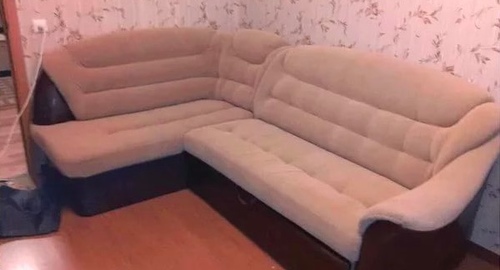 Перетяжка углового дивана. Оренбург